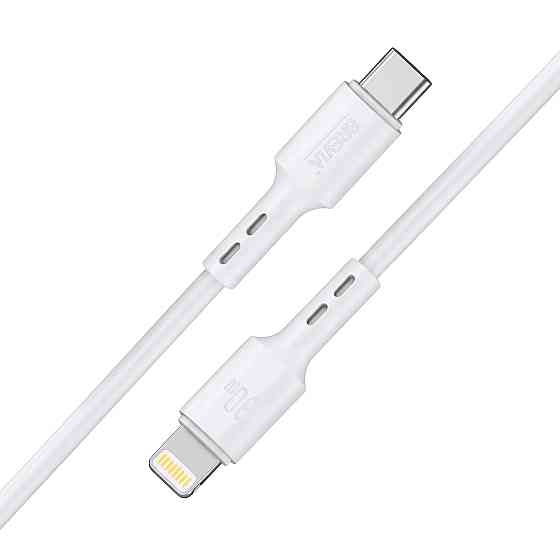 Кабель Brevia Type-C to Lightning 30W 1м, білий box (51100WCLC1) Львів