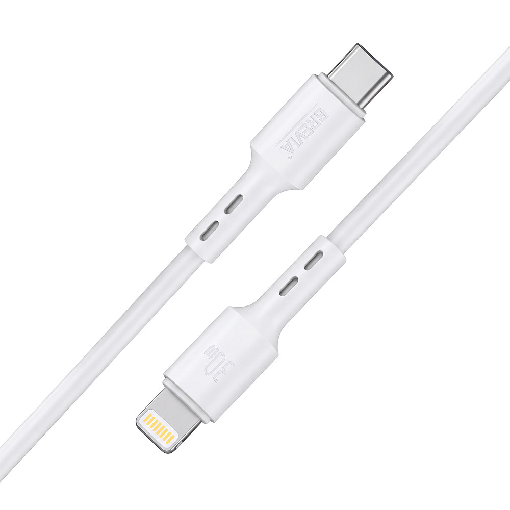 Кабель Brevia Type-C to Lightning 30W 1м, білий box (51100WCLC1) Львів - фото 2