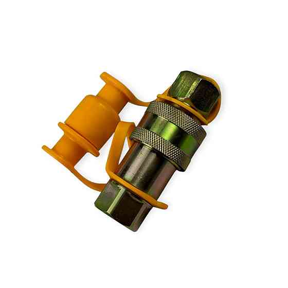 Разъем М 22x1.5 (евро с заглушкой) желтый пневматический Мукачево