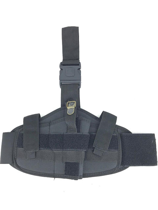Кобура стегнова чорна з поясним кріпленням універсальна Cordura Одеса - фото 7