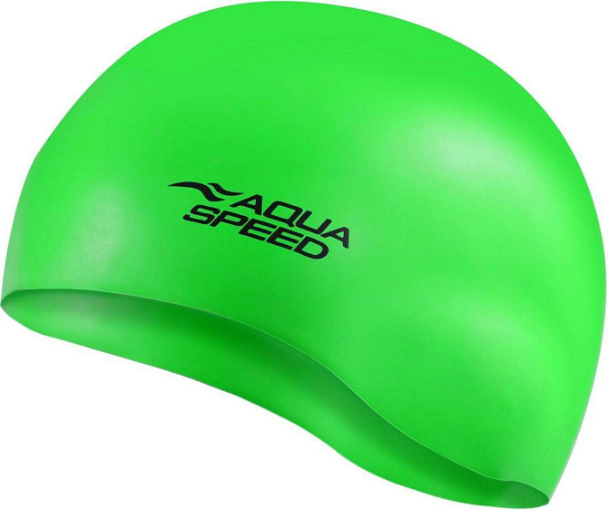 Шапочка для плавания Aqua Speed MONO 111 Вишнёвое - изображение 8