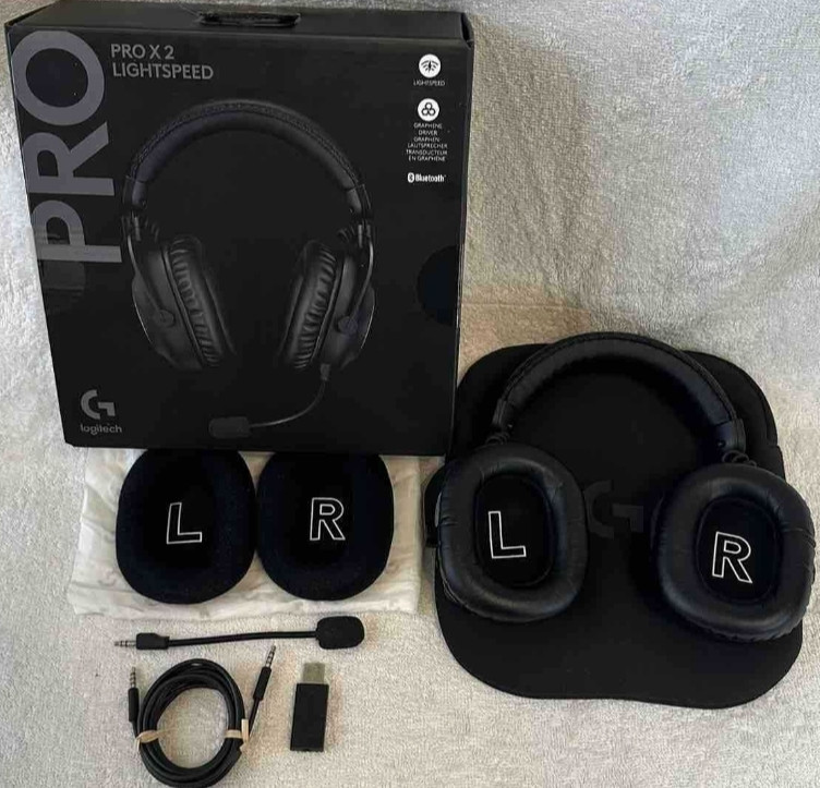 Топовые беспроводные наушники Logitech G Pro X 2 Lightspeed Black Киев - изображение 7