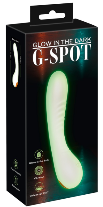 Світний вібратор у темряві GITD G-Spot Vibrator 9 режимів вібрації Sex Aura Київ - фото 1