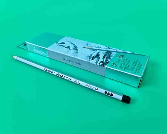 Олівець простий набір 12шт тм. Марко №7000-3B raffine Харків