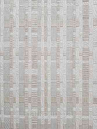 Обои виниловые на флизелине AdaWall Beta 1.06х10 структурные полосы под соломку песочные бежевые 1105-3 Киев