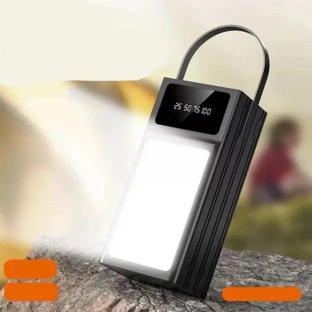 Універсальна мобільна батарея Maxcell PJ0099 100000mAh 2.1A Чорний Вінниця - фото 3