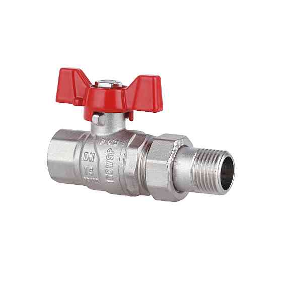 Кран кульовий "Американка" Thermo Alliance Forte 1/2" прямий SF220W15 Київ