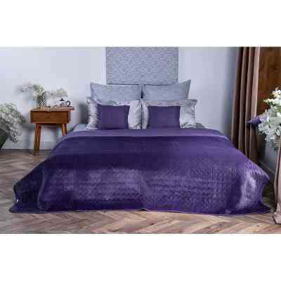 Покрывало Руно двухстороннее VeLour Фиолетовое 180 х 220 см (340.55_Violet) Винница