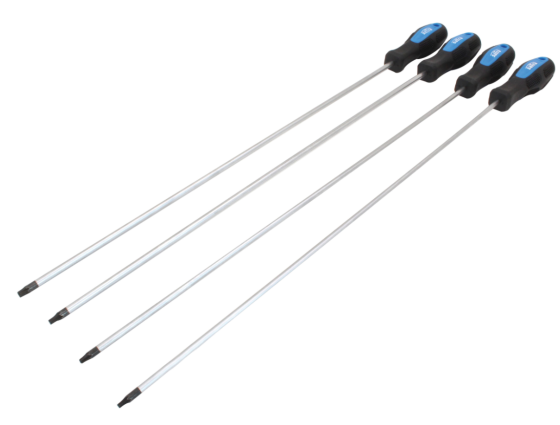 Набір викруток TORX 4 од. Extra довгих L=449 мм SATRA S-4SST Чернігів