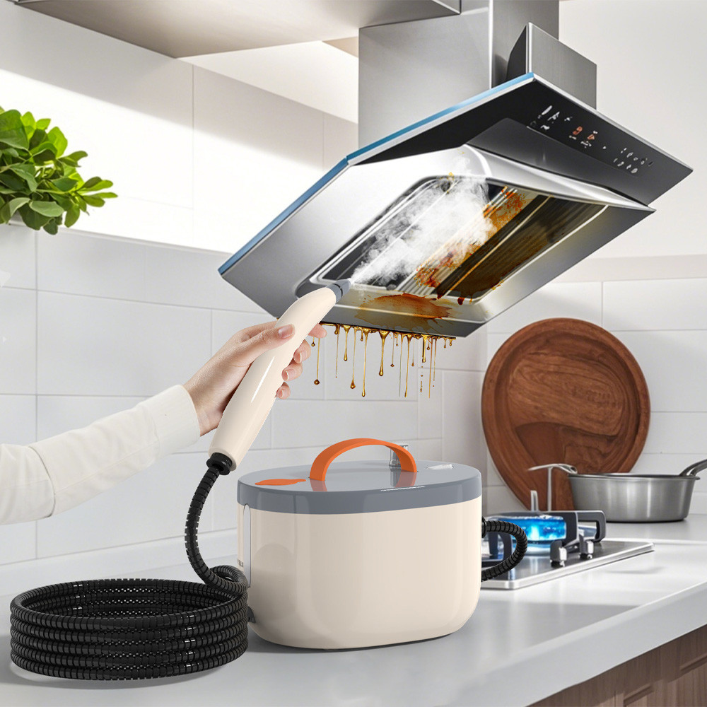 Портативный пароочиститель 1,2л 2500Вт +8 насадок / Электрический пароочиститель для дома / Паровой очиститель Киев - изображение 2