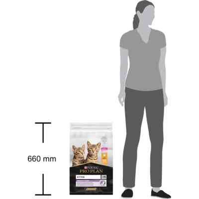Сухой корм для кошек Purina Pro Plan Original Kitten с курицей 10 кг (7613036505307) Винница