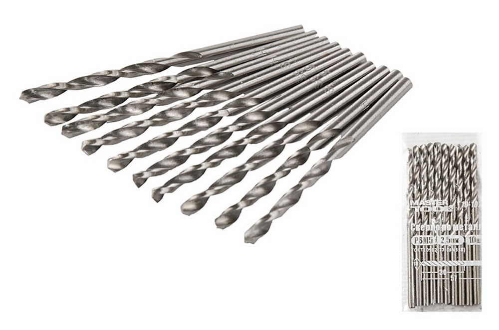 Сверло для металла MASTERTOOL HSS 2,5х57 мм WHITE 10-1025 Ровно - изображение 1