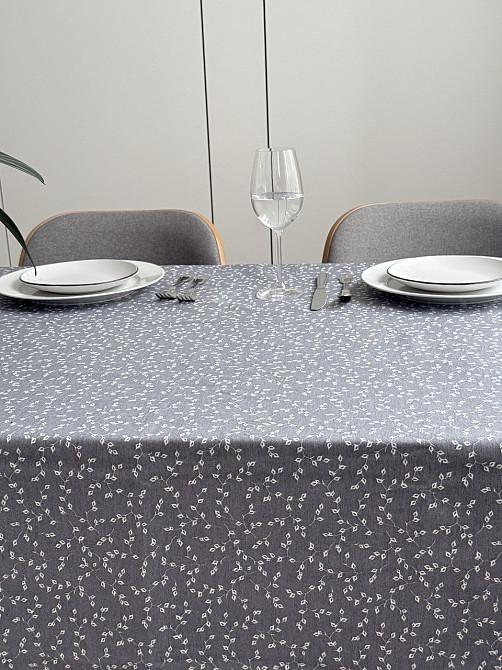 Ecotton Скатертина столова Ecotton 170х200 см водовідштовхувальна сірий (V 11/ Grey) Київ - фото 1