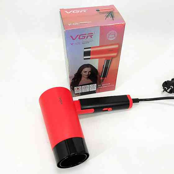 Зручний надійний фен для волосся VGR, Портативний фен для сушіння дому та салону YA-84 Івано-Франківськ