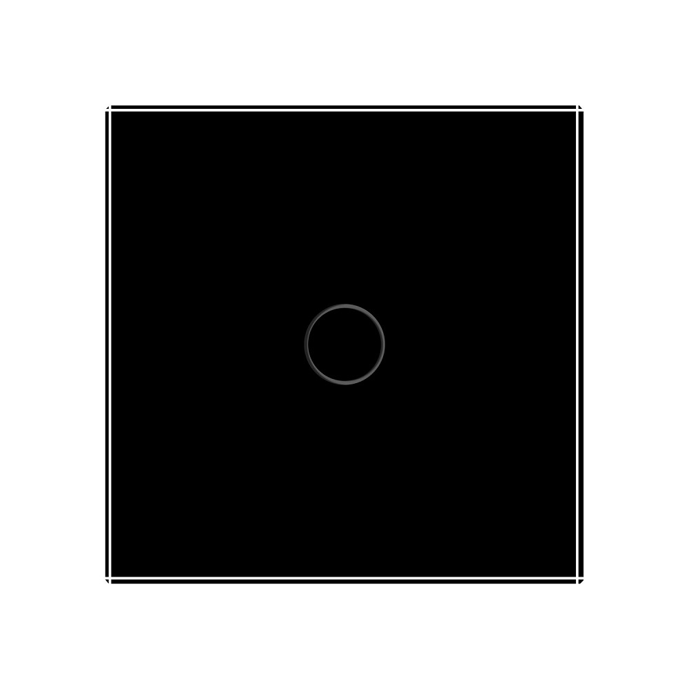 LIVOLO Розумний сенсорний прохідний/перехресний ZigBee вимикач 1 сенсор Livolo чорний скло (VL- Коломия - фото 3