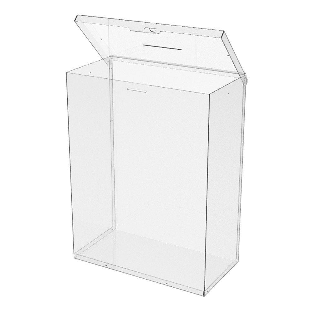 Ящик EKOSTAR с замком для пожертвований и сбора денег 380x200x500. Объем 38 литров Киев - изображение 3