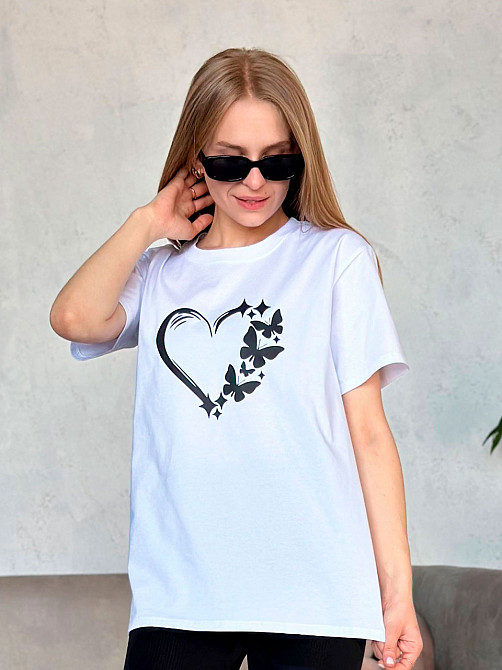 Жіночий комплект з футболкою та велосипедками рубчик Dynamic Київ - фото 7