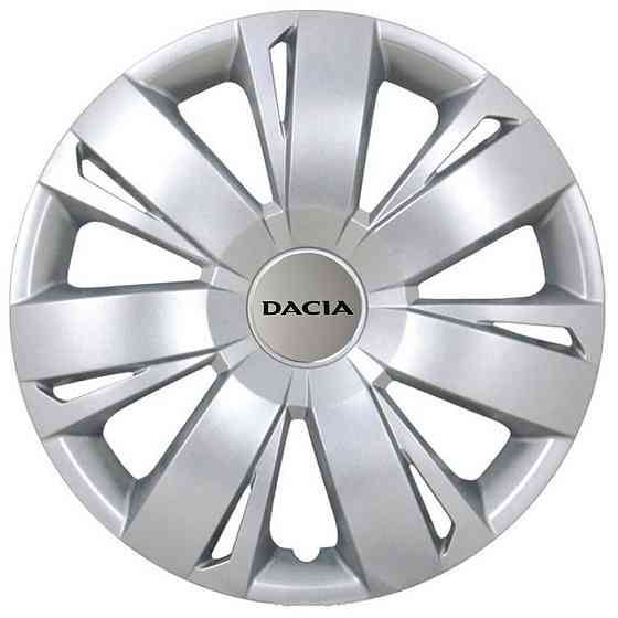 Автомобильные модельные колпаки R16 Dacia 411 4шт, SJS, серебряные Киев