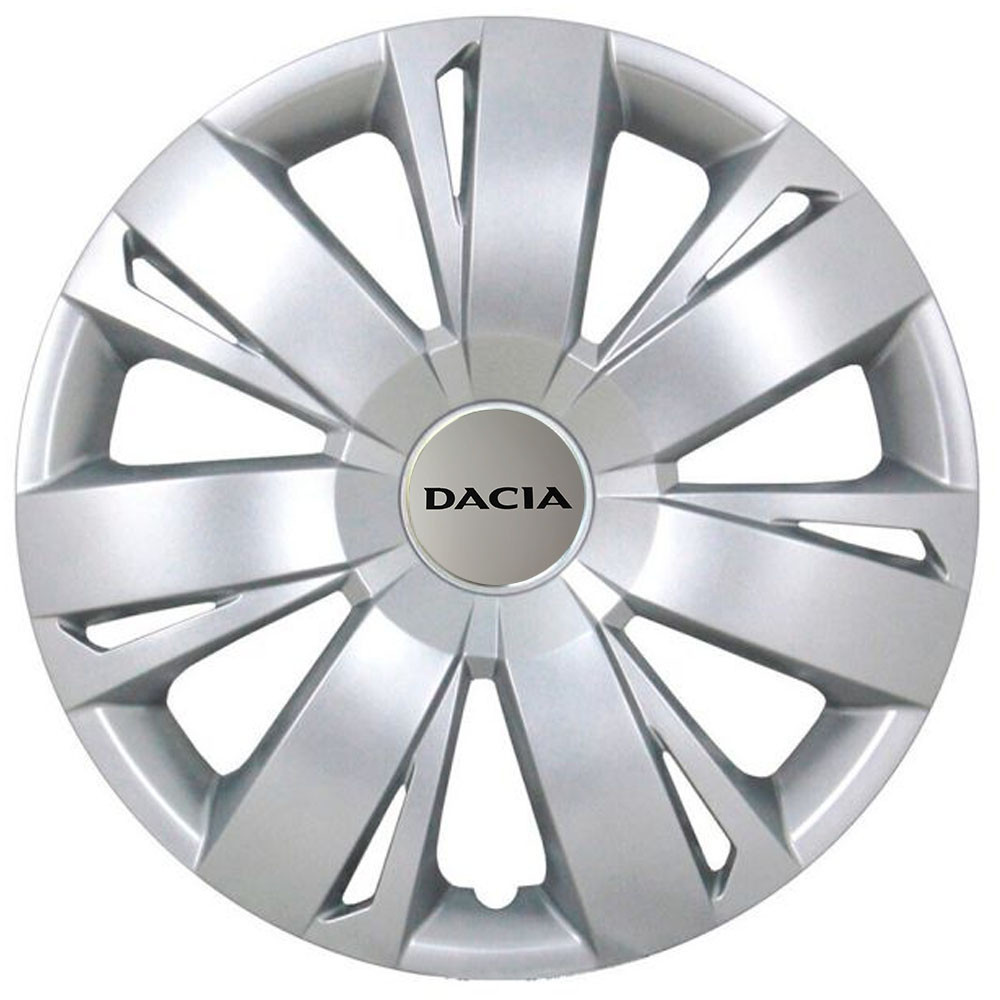 Автомобильные модельные колпаки R16 Dacia 411 4шт, SJS, серебряные Киев - изображение 1