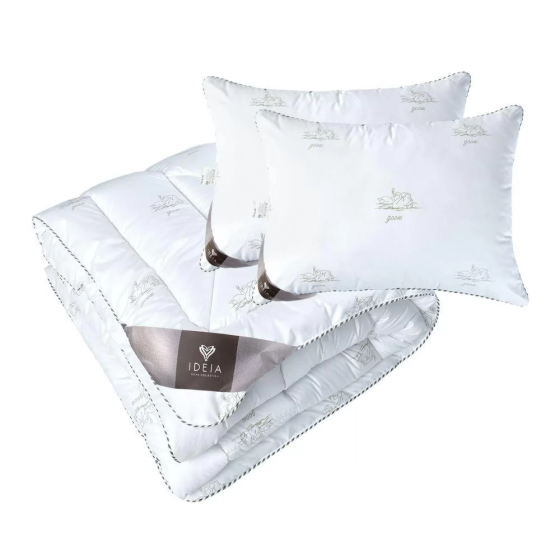 Набір IDEIA евро SUPER SOFT CLASSIC ( Ковдра 200х220 см + 2 подушки 50х70 см ) Чернівці