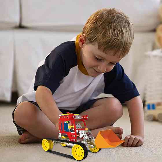 Металевий конструктор 5в1,244 деталей,Будівельна техніка,X638-4 SBR Київ