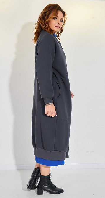 Подовжений кардиган із начосом (50) Київ - фото 6