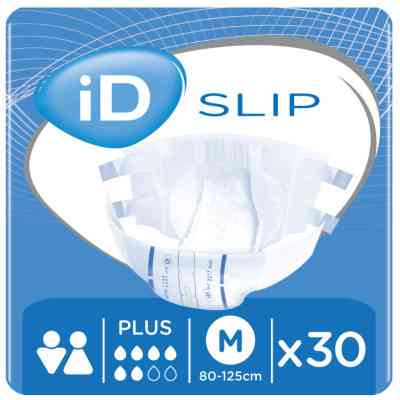 Підгузки для дорослих ID Slip Plus Medium талія 80-125 см. 30 шт. (5411416048176) Вінниця