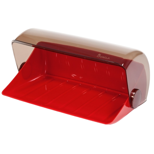 Хлібниця пластик 01 червоний "Нова" Ламела Житомир - фото 1