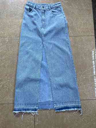 Спідниця Джинсова з розрізом L Харків