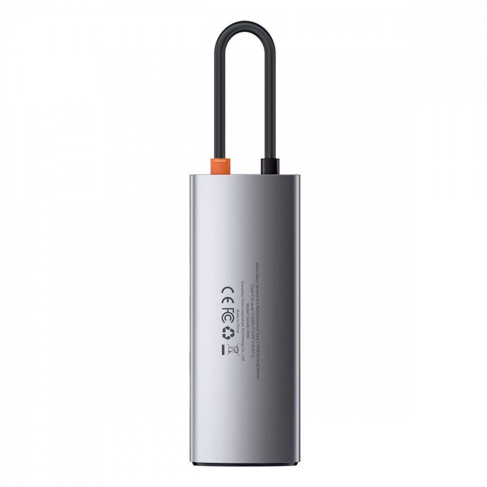 USB-Хаб Baseus Metal Gleam Series 6-in-1 Type-C серый Львов - изображение 7