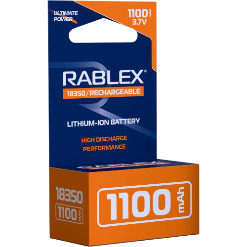 Акумулятор Rablex 18350, 1100 mAh Li-ION 3.7v Дніпро - фото 2