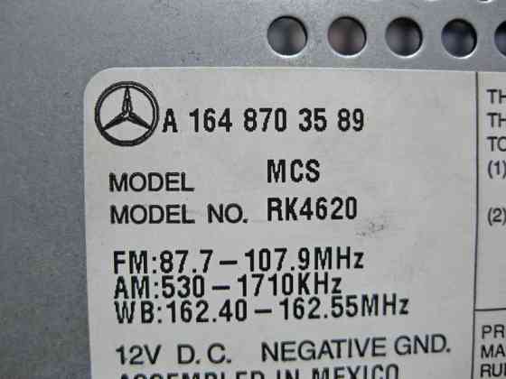 Mercedes-Benz  A1648703589 Блок керування аудіосистемою Comand USA ML W164 GL X164 Одесса