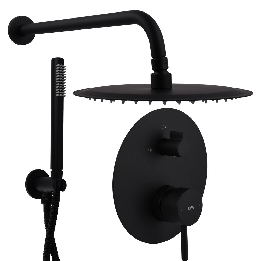 Змішувач для душу вбудований TOPAZ LOFT TLF 32205-H39-BL Київ - фото 1