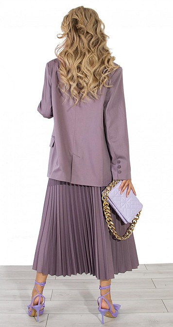 Классический костюм с красивой юбкой плиссе Киев - изображение 5