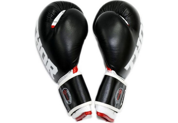 Боксерские перчатки Thor Shark Leather 12 oz Black Киев - изображение 4
