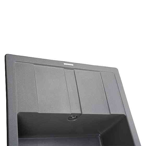 Гранітна мийка Globus Lux ONE сірий металік 650х500мм-А0003 (000021066) Київ