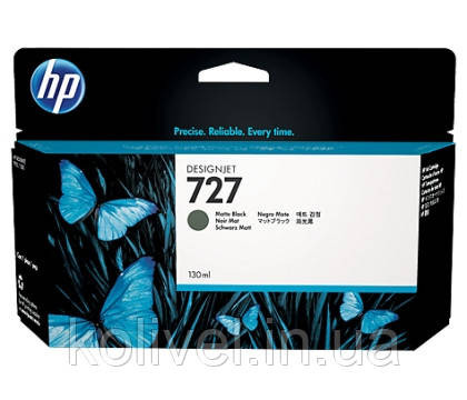 HP 727 DesignJet T1500/T920 Matte Black, 130 ml (B3P22A) Киев - изображение 1