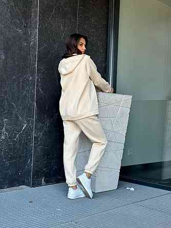 Женский теплый костюм на флисе Молочный 42/44 Харьков