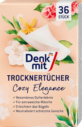 Салфетки для сушки белья Уютная элегантность Denkmit, 36 шт (Германия) Denkmit Trocknertücher Cosy Elegance, 3 Львов - изображение 2