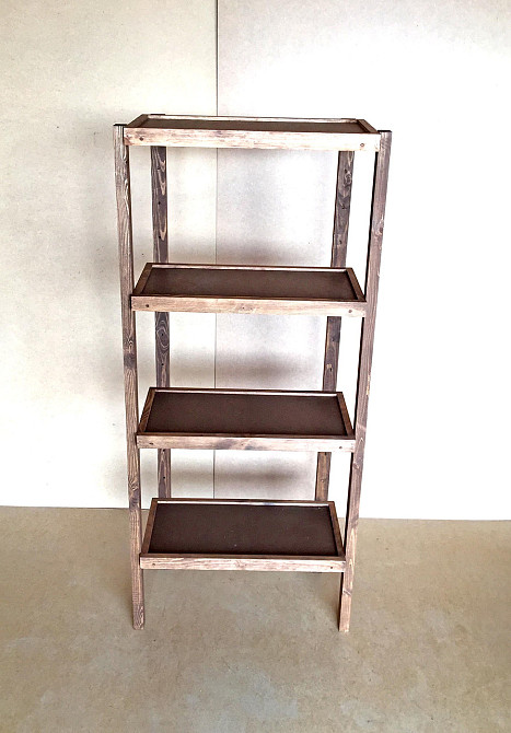 Етажерка розбірна "Честер" 4 полиці 30х60х150 капучино Миколаїв - фото 6