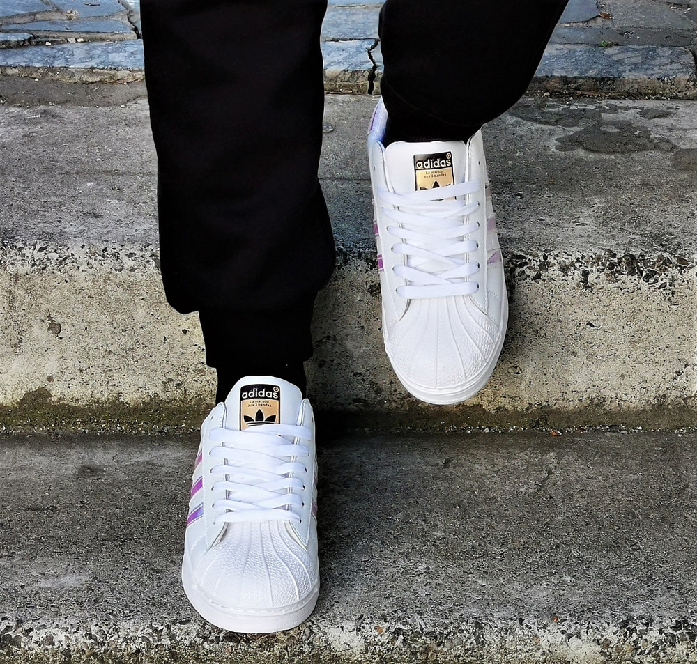 Кросівки Adidas Superstar Білі Адідас Суперстар Шкіряні (розміри: 36,37,38,39,40) — 29-1 Відео Огляд Дніпро - фото 6