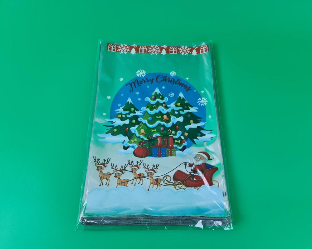 Фольгований пакет Н.Г (25*40) No41 Merry Christmas (100 шт.) Харків - фото 1