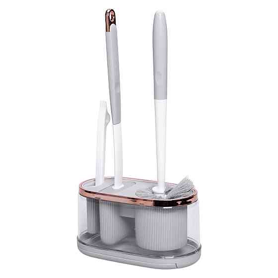 Настінний набір для туалету 3 в 1: ершики та щітка Київ