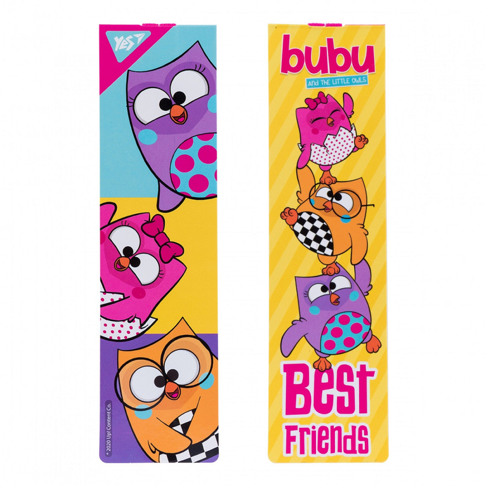 Закладинка паперова з фіксатором "Yes" Bubu, 707459, шт Київ - фото 1