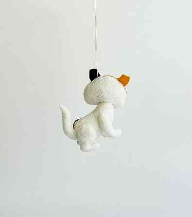 М’яка фетрова іграшка кіт ручної роботи – безпечна розвиваюча іграшка Київ