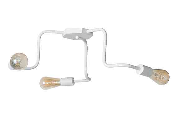 Потолочная люстра паук белая на 3 лампы Laminari NL 17503-3 WH Одесса