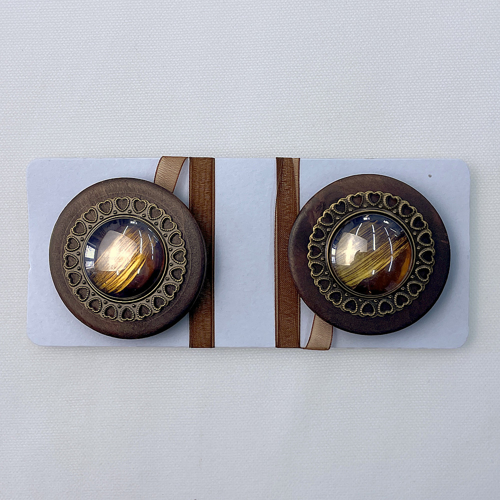 Магниты для штор и гардин Карпаты набор 2 шт Венге с бронзовым (81-258) Киев - изображение 6