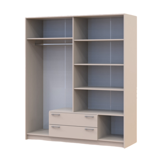 Шкаф для одежды Doros Ронди Кашемир 4 ДСП 160х52х195 (80738477) (DRS-012191) Львов