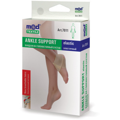 Бандаж MedTextile Бандаж на гомілковостопний суглоб еластичний, розмір M (4820137293535) Винница - изображение 1