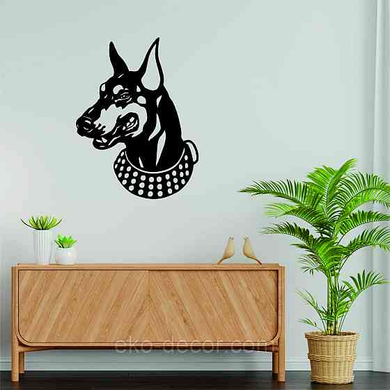 Декоративне настінне Панно «Доберман», Декор на стіну Київ